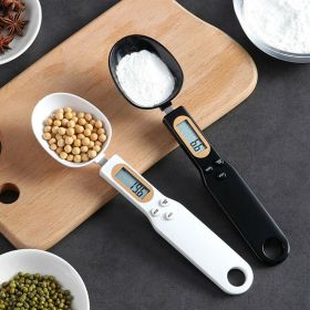 Electronic Kitchen Scale; 0.1g-500g LCD Display Digital Weight Measuring Spoon; Kitchen Tool (Button Battery Version Cannot Be Charged) Outdoor Home